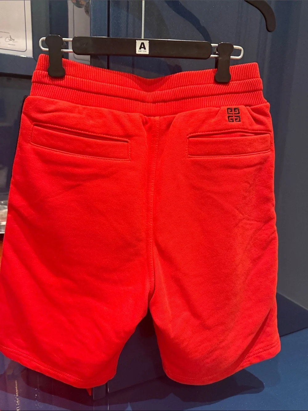 Authentic Givenchy Kids Bright Red Zip Jacket with Shorts Never Worn